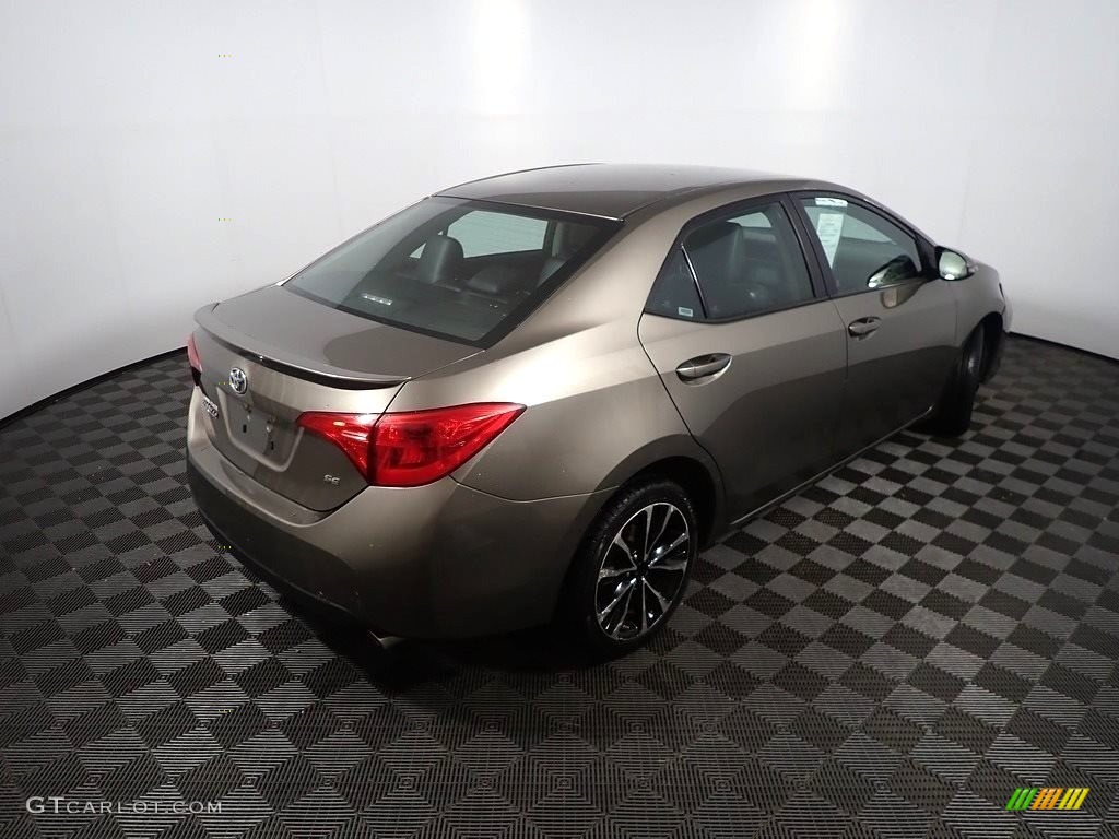 2019 Corolla SE - Falcon Gray metallic / Black photo #17