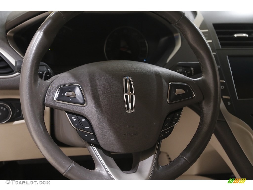 2016 Lincoln MKZ 2.0 AWD Cappuccino Steering Wheel Photo #144646708