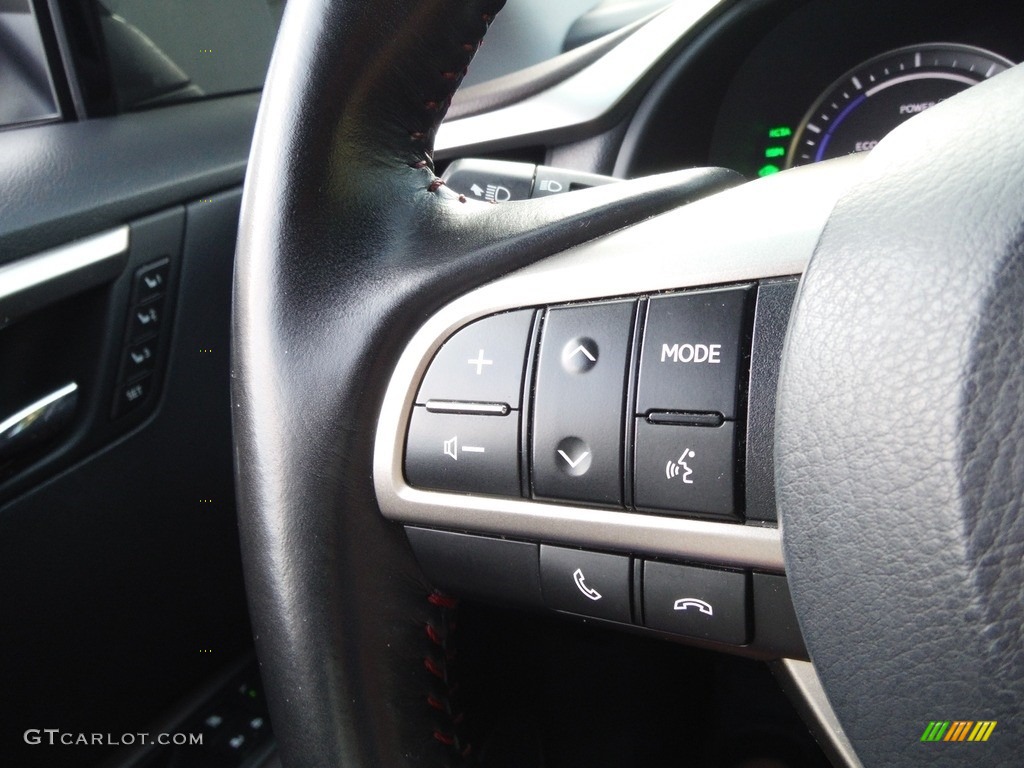 2019 Lexus RX 450hL AWD Noble Brown Steering Wheel Photo #144647505