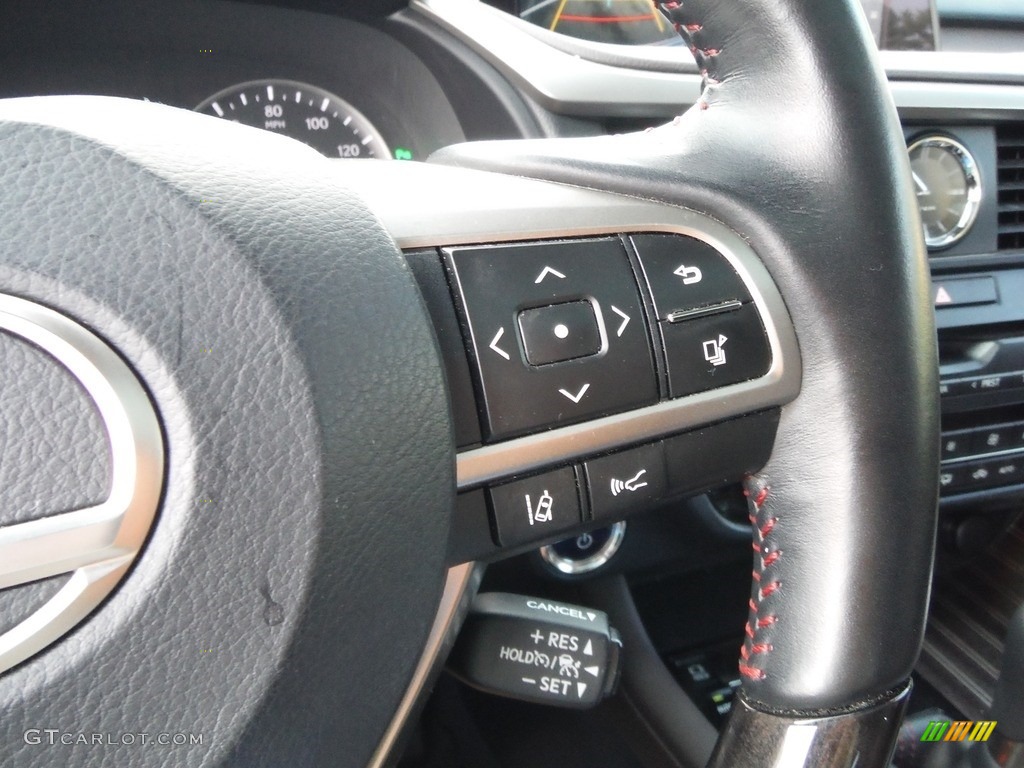 2019 Lexus RX 450hL AWD Noble Brown Steering Wheel Photo #144647516