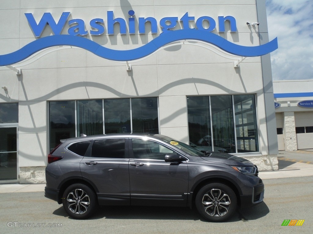 2020 CR-V EX-L AWD - Modern Steel Metallic / Gray photo #2