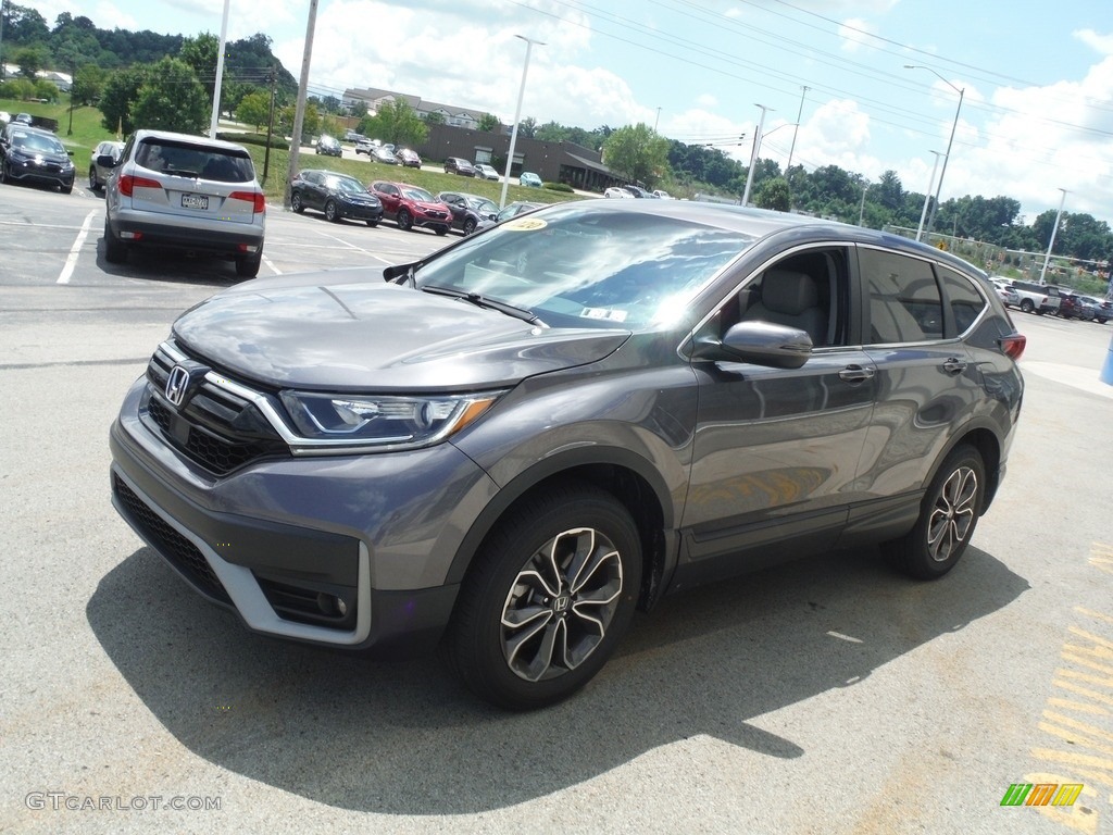 2020 CR-V EX-L AWD - Modern Steel Metallic / Gray photo #6