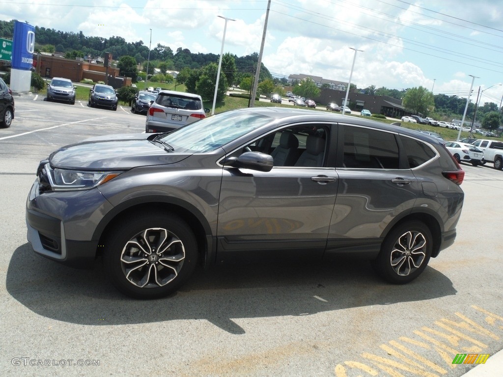 2020 CR-V EX-L AWD - Modern Steel Metallic / Gray photo #7