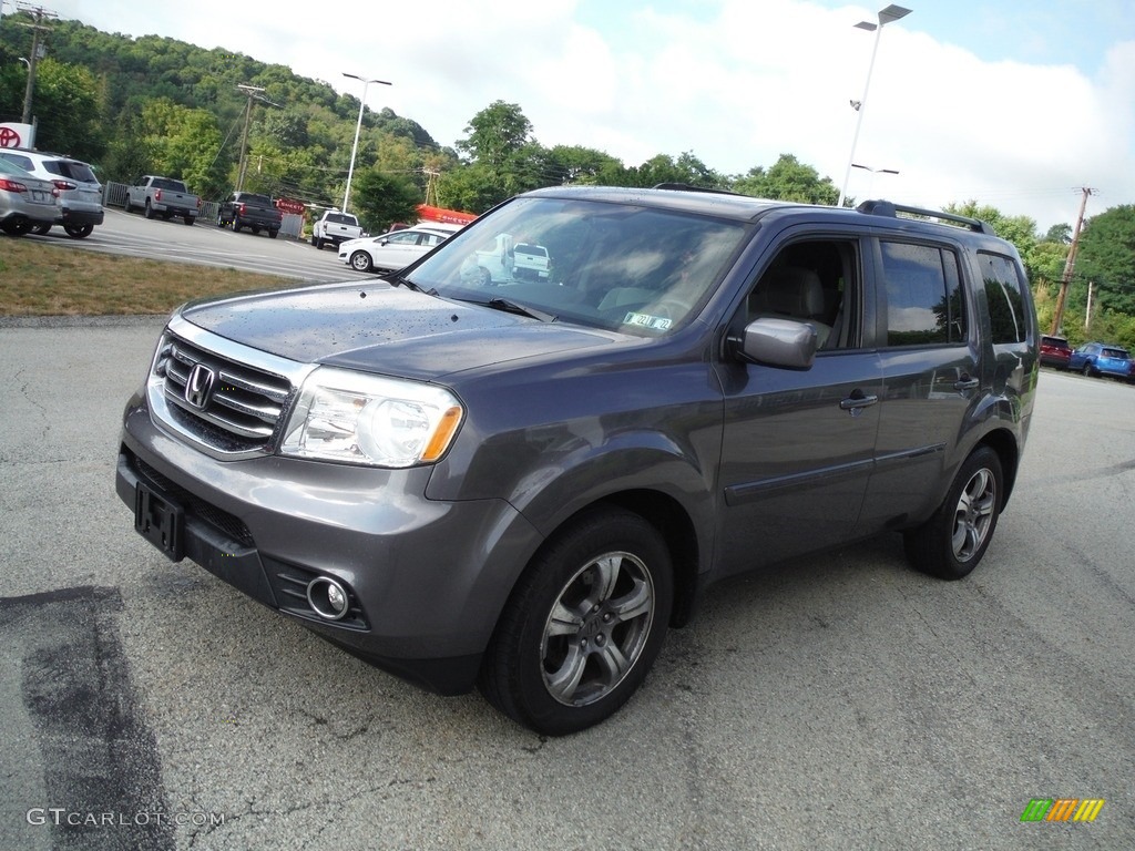 2015 Pilot SE 4WD - Modern Steel Metallic / Gray photo #12