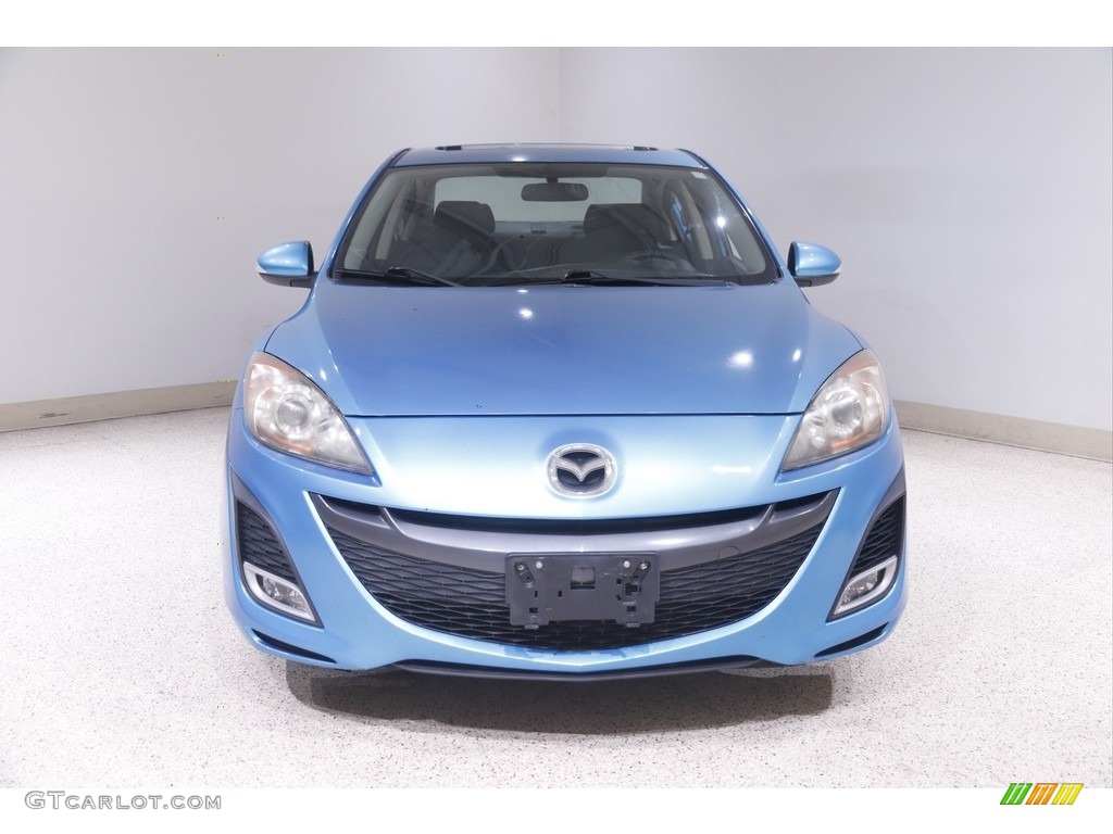 2010 MAZDA3 s Sport 4 Door - Celestial Blue Mica / Black photo #2