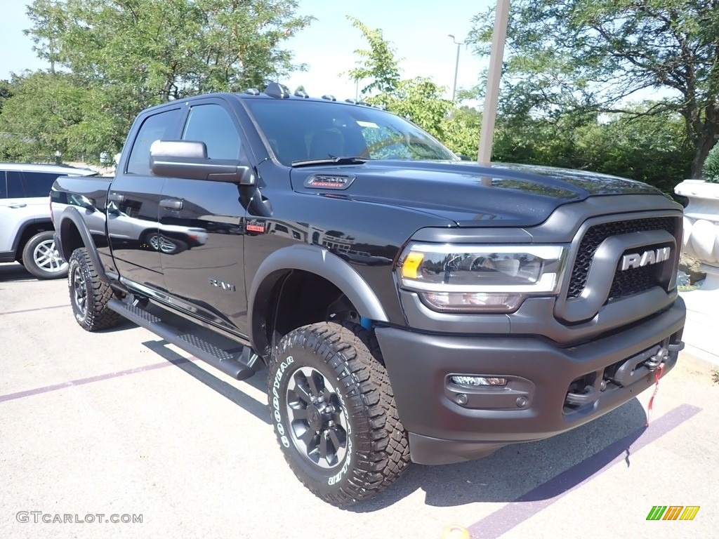 Diamond Black Crystal Pearl 2022 Ram 2500 Power Wagon Crew Cab 4x4 Exterior Photo #144649012