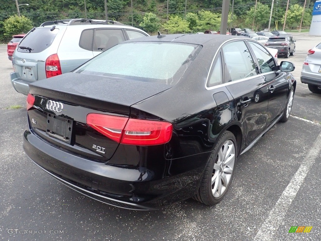2014 A4 2.0T quattro Sedan - Brilliant Black / Black photo #4