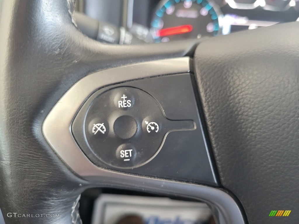 2016 Chevrolet Silverado 2500HD LT Double Cab 4x4 Dark Ash/Jet Black Steering Wheel Photo #144649386