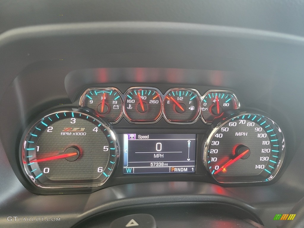 2016 Chevrolet Silverado 2500HD LT Double Cab 4x4 Gauges Photo #144649432