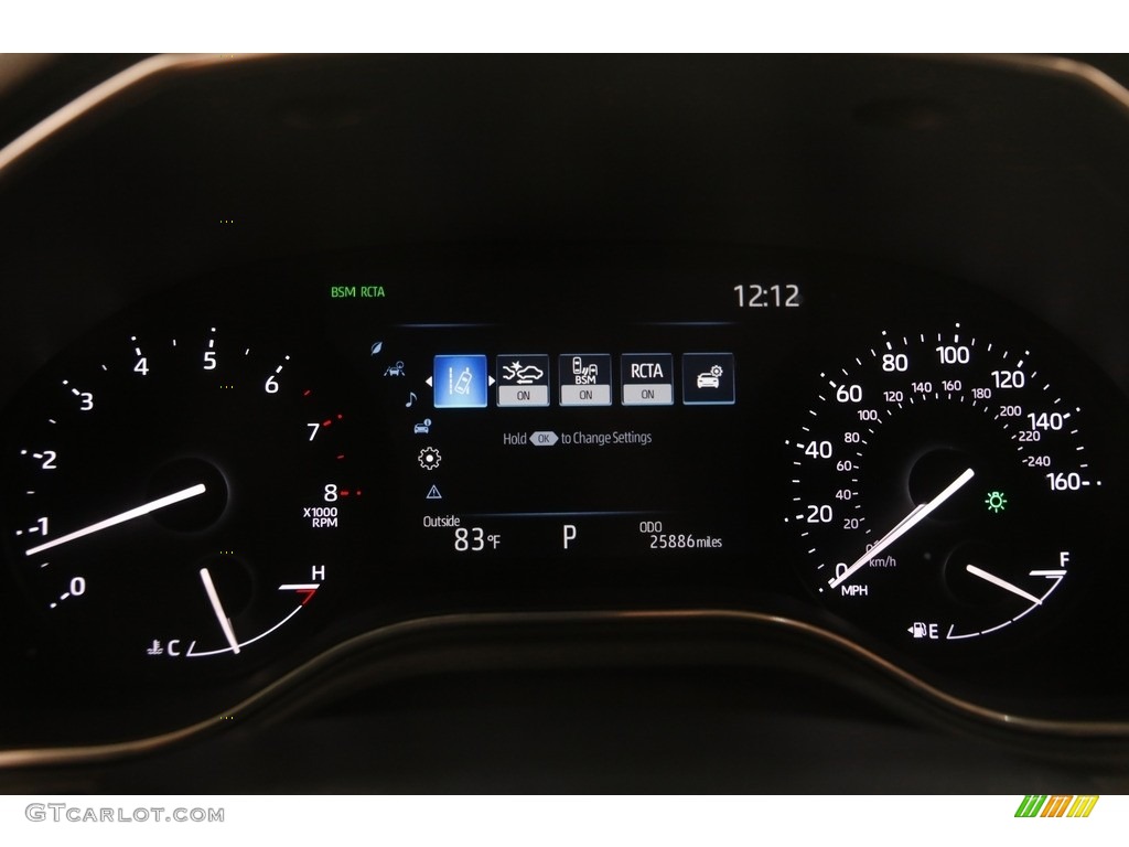 2021 Avalon XLE AWD - Midnight Black Metallic / Black photo #8