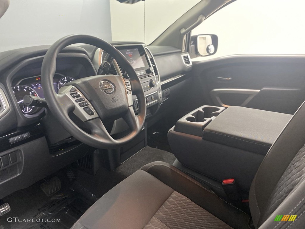 2021 Nissan Titan SV Crew Cab Front Seat Photos