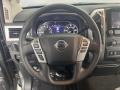Charcoal 2021 Nissan Titan SV Crew Cab Steering Wheel