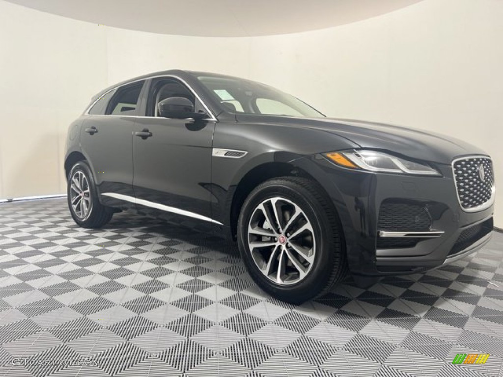 2022 F-PACE P250 - Santorini Black Metallic / Ebony/Ebony photo #12