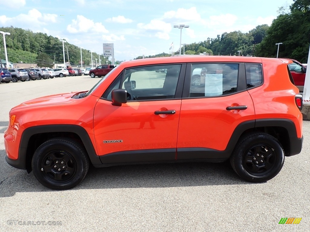 2021 Renegade Sport 4x4 - Omaha Orange / Black photo #2