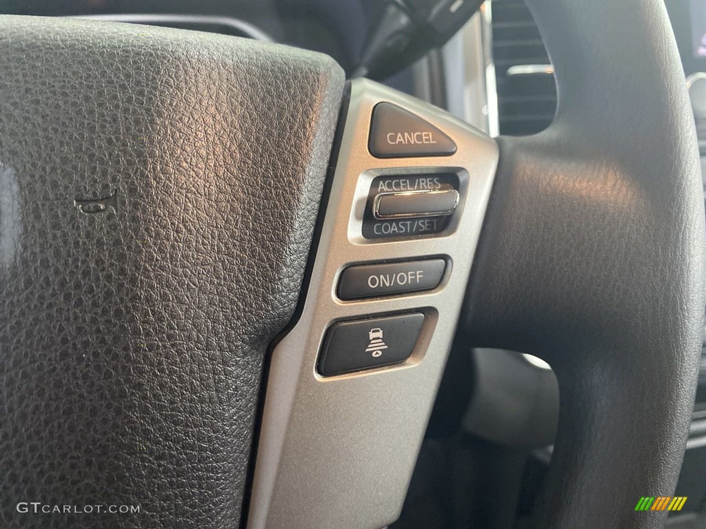 2021 Nissan Titan SV Crew Cab Steering Wheel Photos