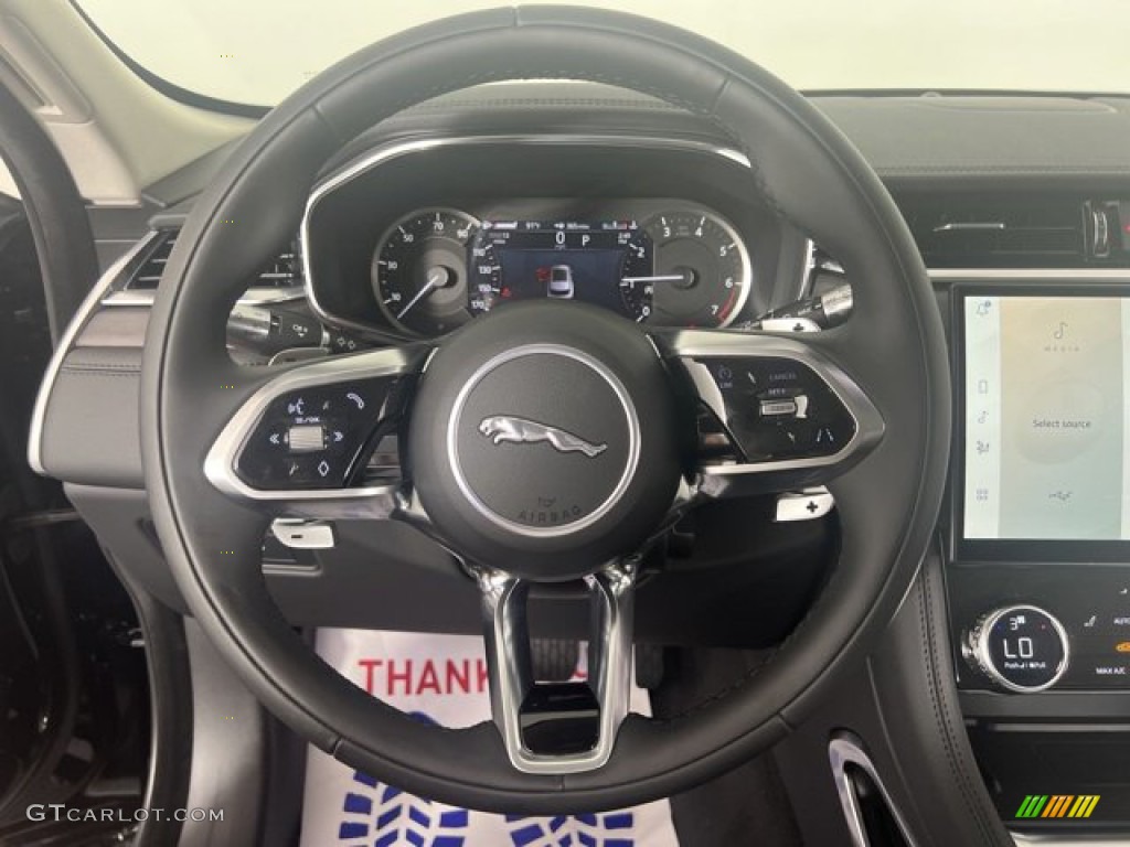 2022 F-PACE P250 - Santorini Black Metallic / Ebony/Ebony photo #17