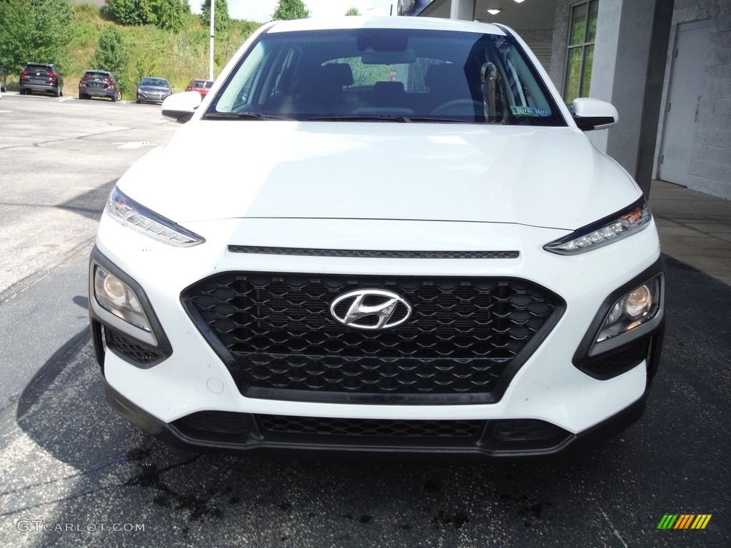 2019 Kona SE AWD - Chalk White / Gray/Black photo #5