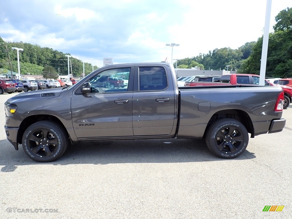 Granite Crystal Metallic 2022 Ram 1500 Big Horn Night Edition Quad Cab 4x4 Exterior Photo #144650779