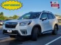 Crystal White Pearl 2019 Subaru Forester 2.5i Touring