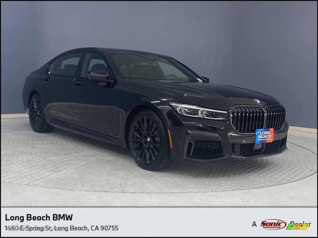 2022 7 Series 750i xDrive Sedan - Black Sapphire Metallic / Black photo #1