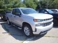 Silver Ice Metallic - Silverado 1500 Custom Double Cab 4x4 Photo No. 3