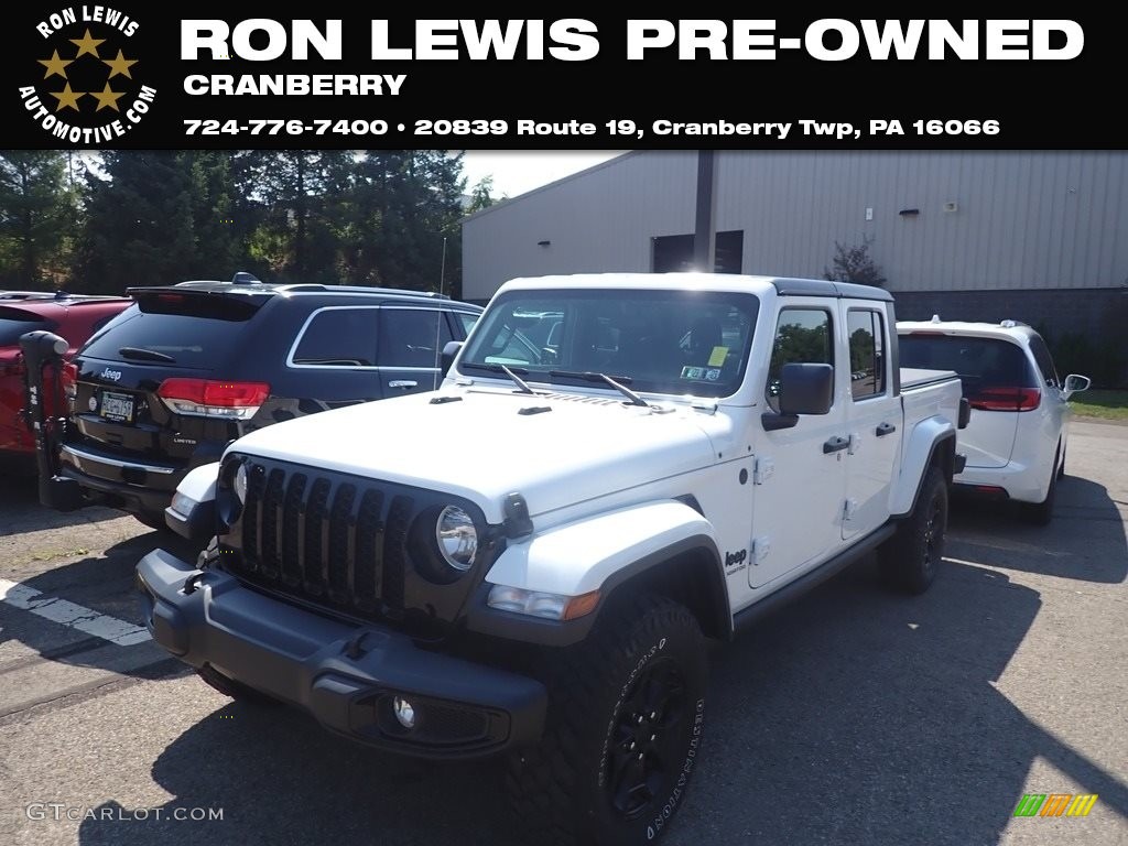 2021 Gladiator Willys 4x4 - Bright White / Black photo #1