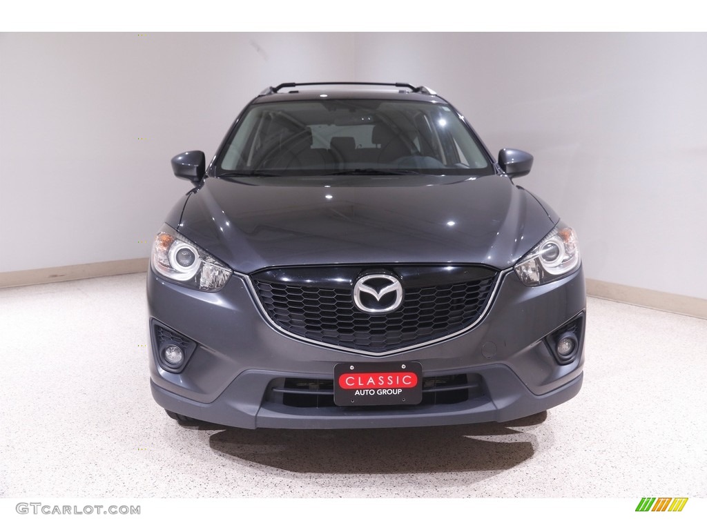 2014 CX-5 Grand Touring AWD - Meteor Gray Mica / Black photo #2