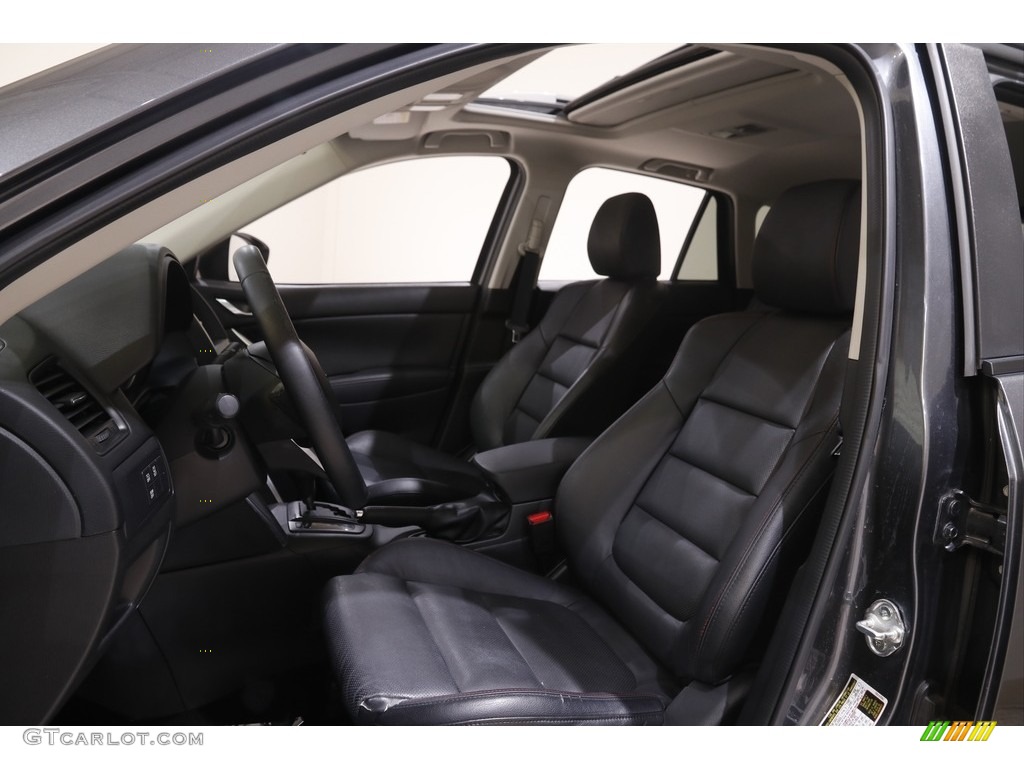 2014 CX-5 Grand Touring AWD - Meteor Gray Mica / Black photo #5