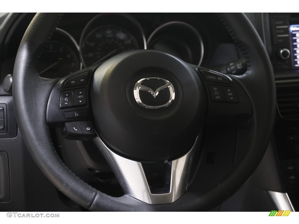 2014 CX-5 Grand Touring AWD - Meteor Gray Mica / Black photo #7