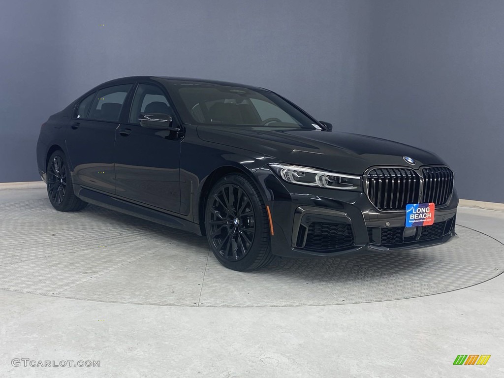 Black Sapphire Metallic 2022 BMW 7 Series 750i xDrive Sedan Exterior Photo #144651847