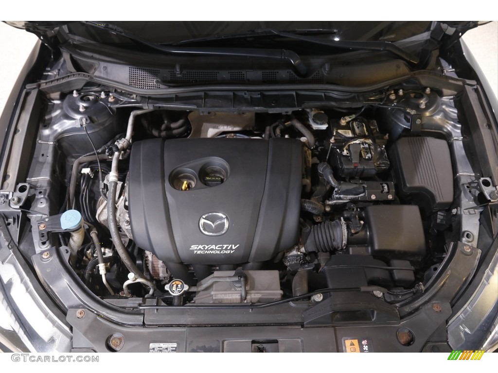 2014 CX-5 Grand Touring AWD - Meteor Gray Mica / Black photo #19