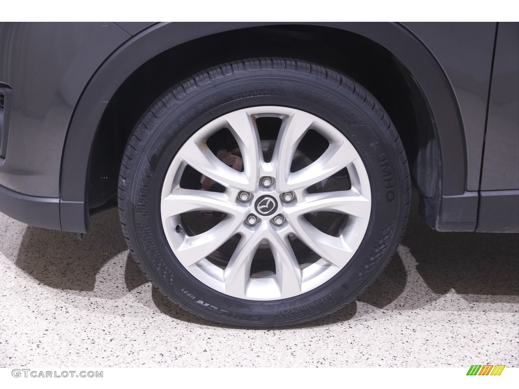 2014 CX-5 Grand Touring AWD - Meteor Gray Mica / Black photo #20