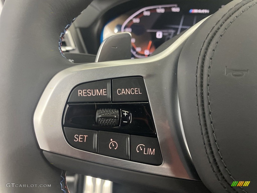 2022 BMW X3 M40i Tacora Red Steering Wheel Photo #144652219