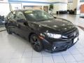 Crystal Black Pearl - Civic EX Hatchback Photo No. 3