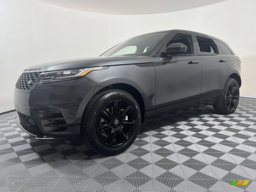 Carpathian Gray Metallic 2022 Land Rover Range Rover Velar R-Dynamic S Exterior Photo #144653356