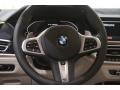 2021 BMW X7 Ivory White/Night Blue Interior Steering Wheel Photo