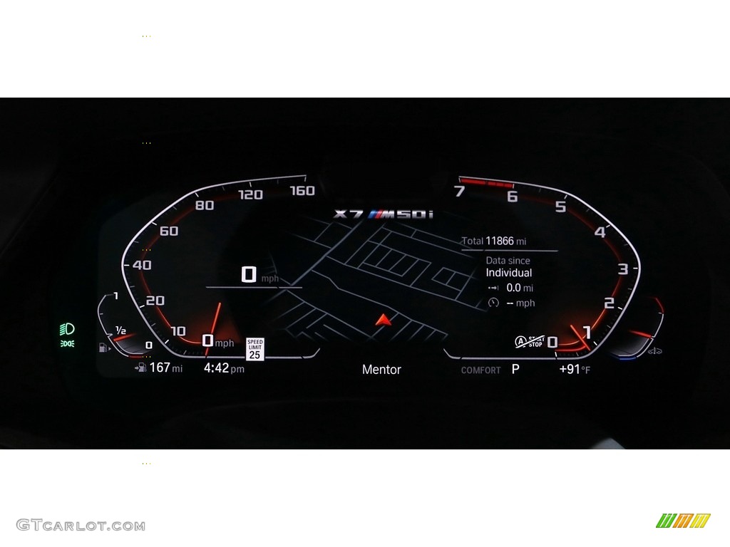 2021 BMW X7 M50i Gauges Photo #144654280