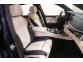2021 BMW X7 Ivory White/Night Blue Interior Front Seat Photo