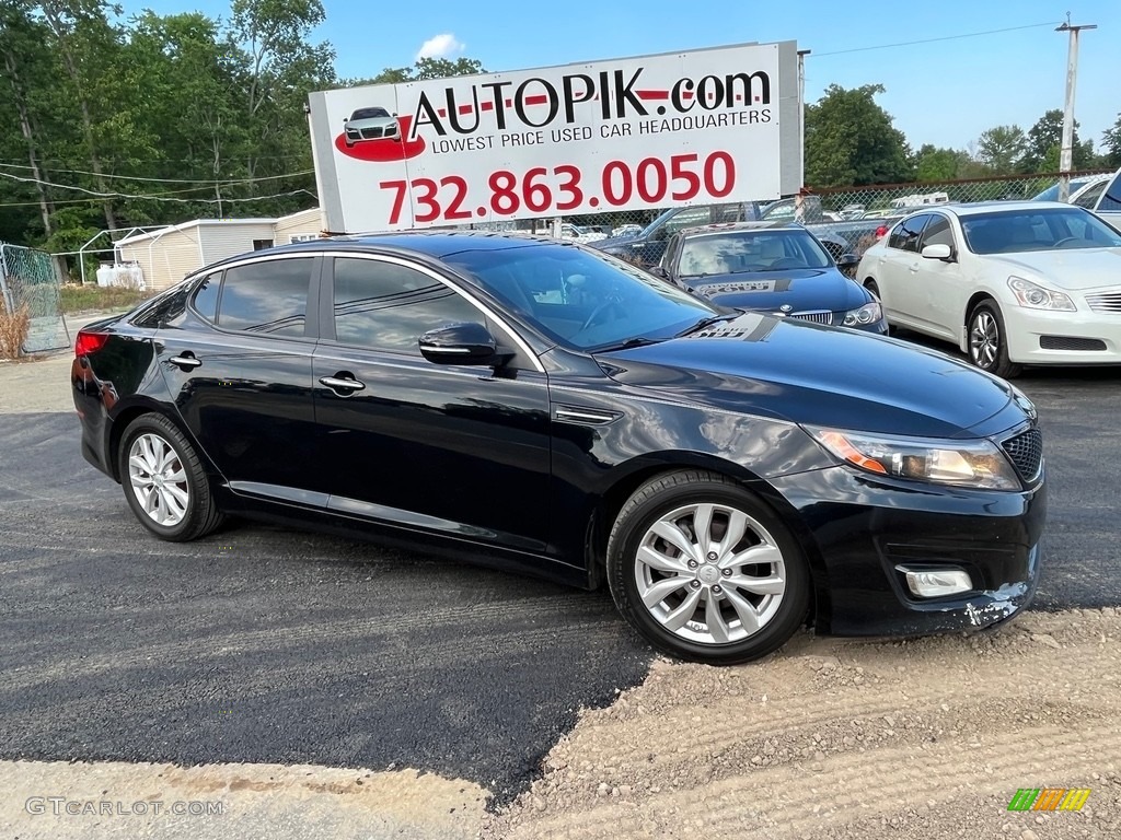 2014 Optima EX - Ebony Black / Gray photo #1