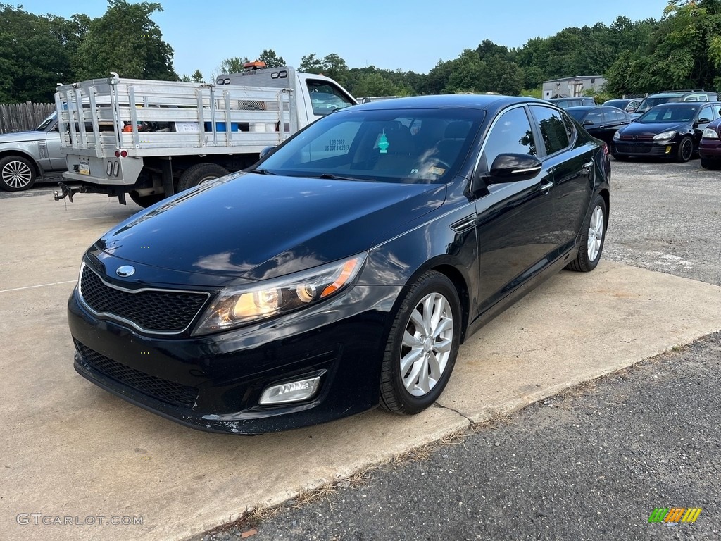 2014 Optima EX - Ebony Black / Gray photo #2