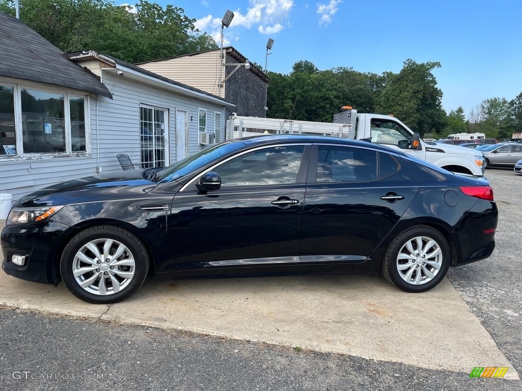 2014 Optima EX - Ebony Black / Gray photo #4