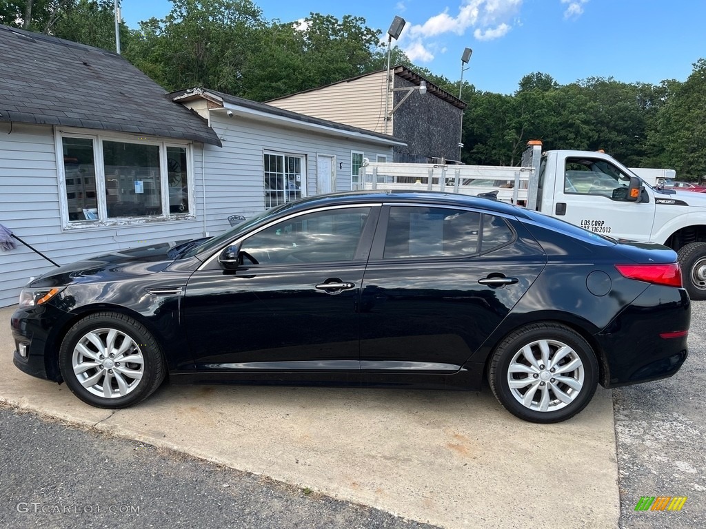 2014 Optima EX - Ebony Black / Gray photo #5