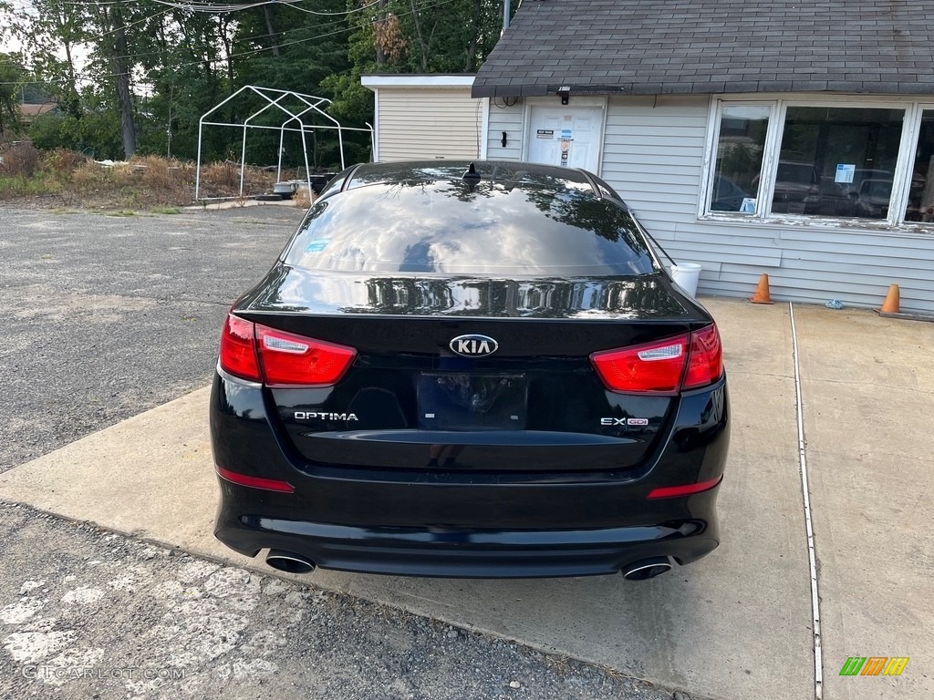 2014 Optima EX - Ebony Black / Gray photo #8