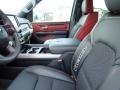 Black/Red 2022 Ram 1500 Rebel Crew Cab 4x4 Interior Color