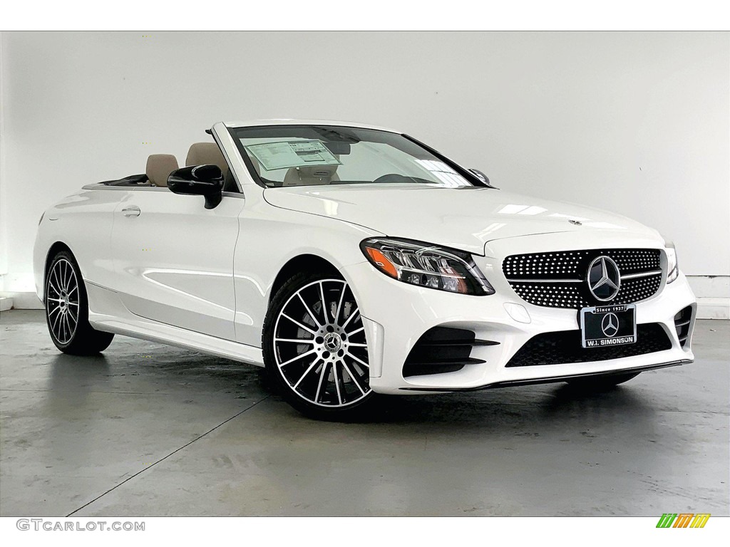 Polar White 2022 Mercedes-Benz C 300 Cabriolet Exterior Photo #144655541
