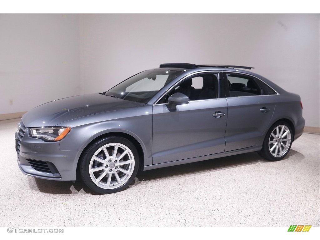 2015 A3 2.0 Premium Plus quattro - Monsoon Gray Metallic / Black photo #3