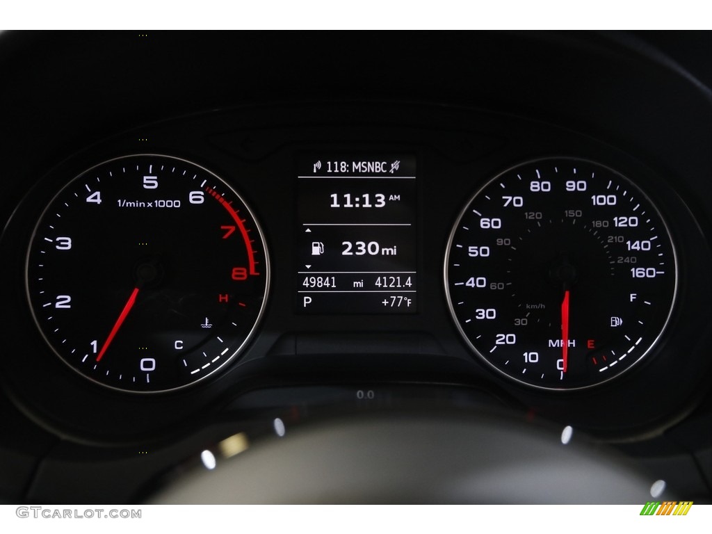 2015 A3 2.0 Premium Plus quattro - Monsoon Gray Metallic / Black photo #8