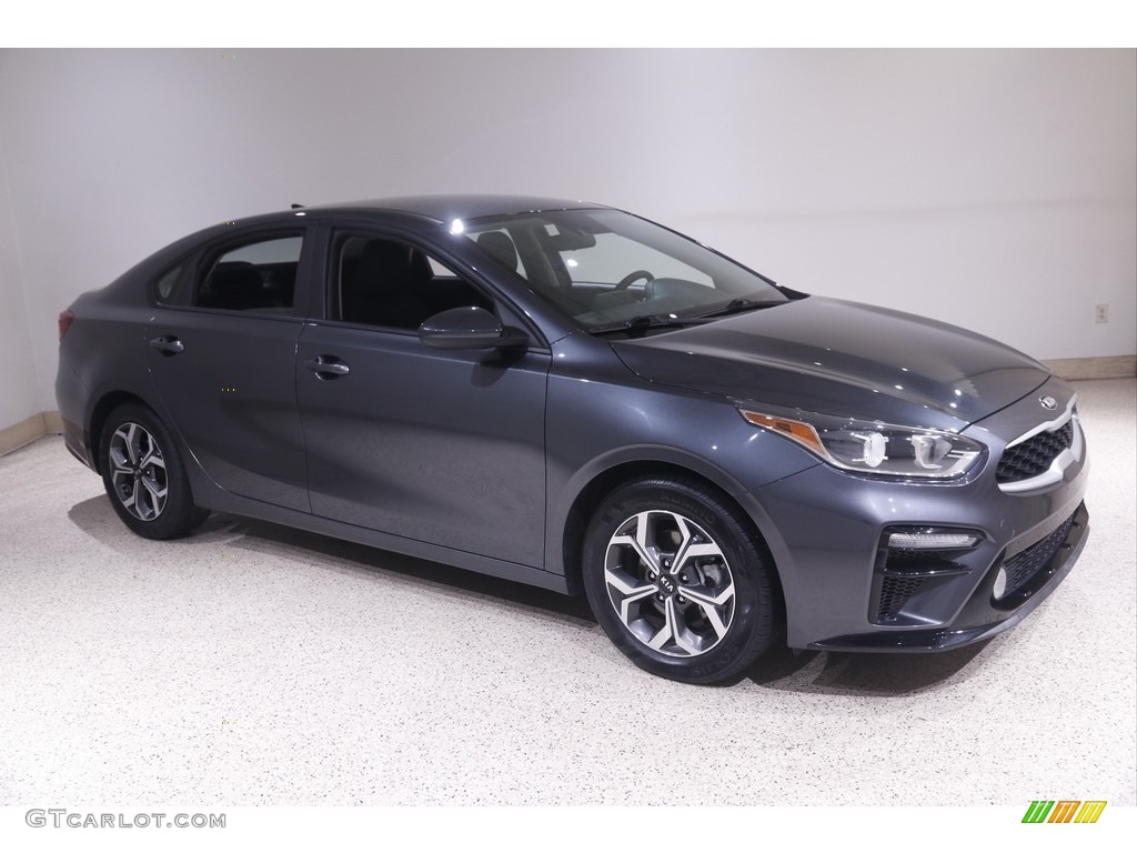 2019 Forte LXS - Gravity Grey / Black photo #1