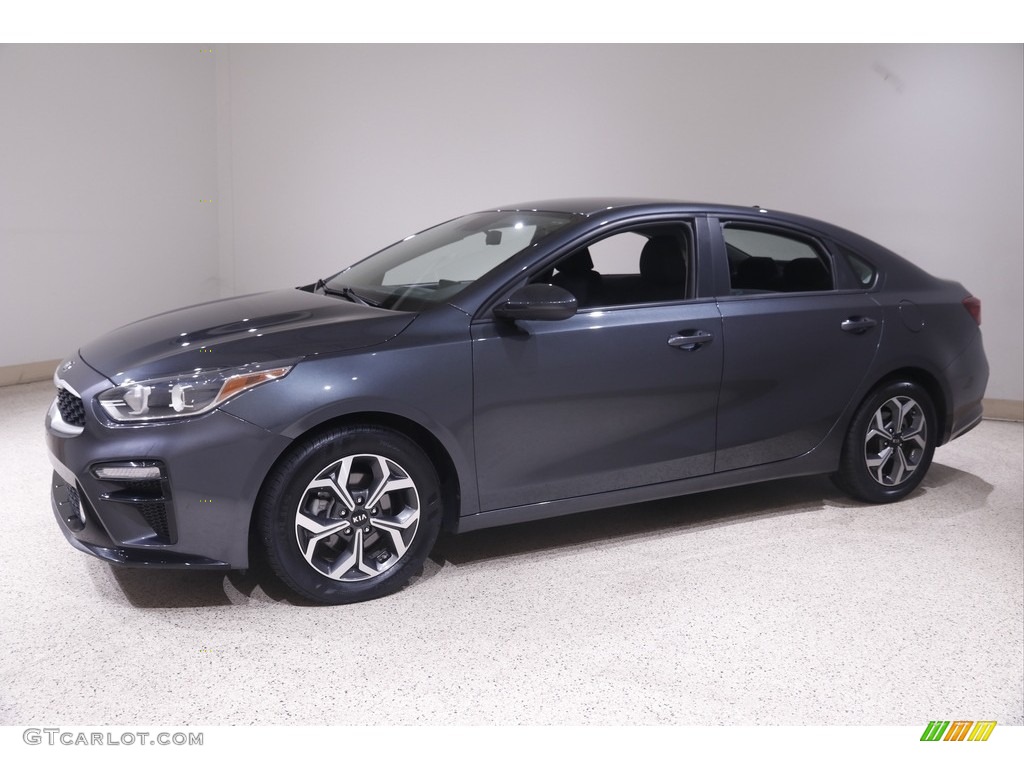 2019 Forte LXS - Gravity Grey / Black photo #3