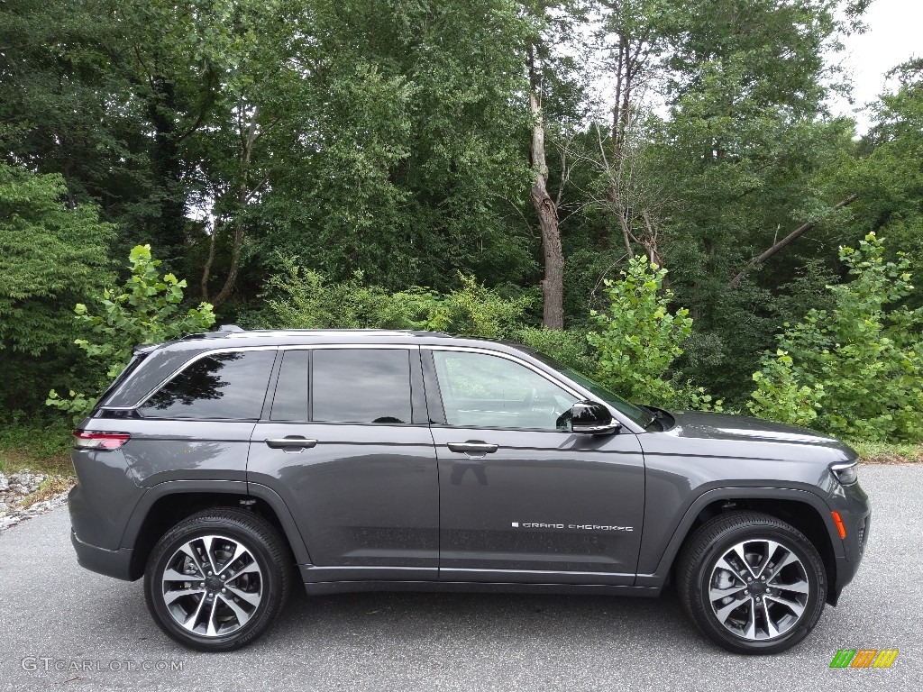 Baltic Gray Metallic 2022 Jeep Grand Cherokee Overland 4x4 Exterior Photo #144657437